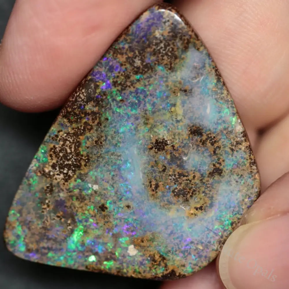 54.85 Cts Australian Boulder Opal Cut Loose Stone