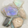 55.80 Cts Australian Solid Semi Black Opal Rough Lightning Ridge Parcel