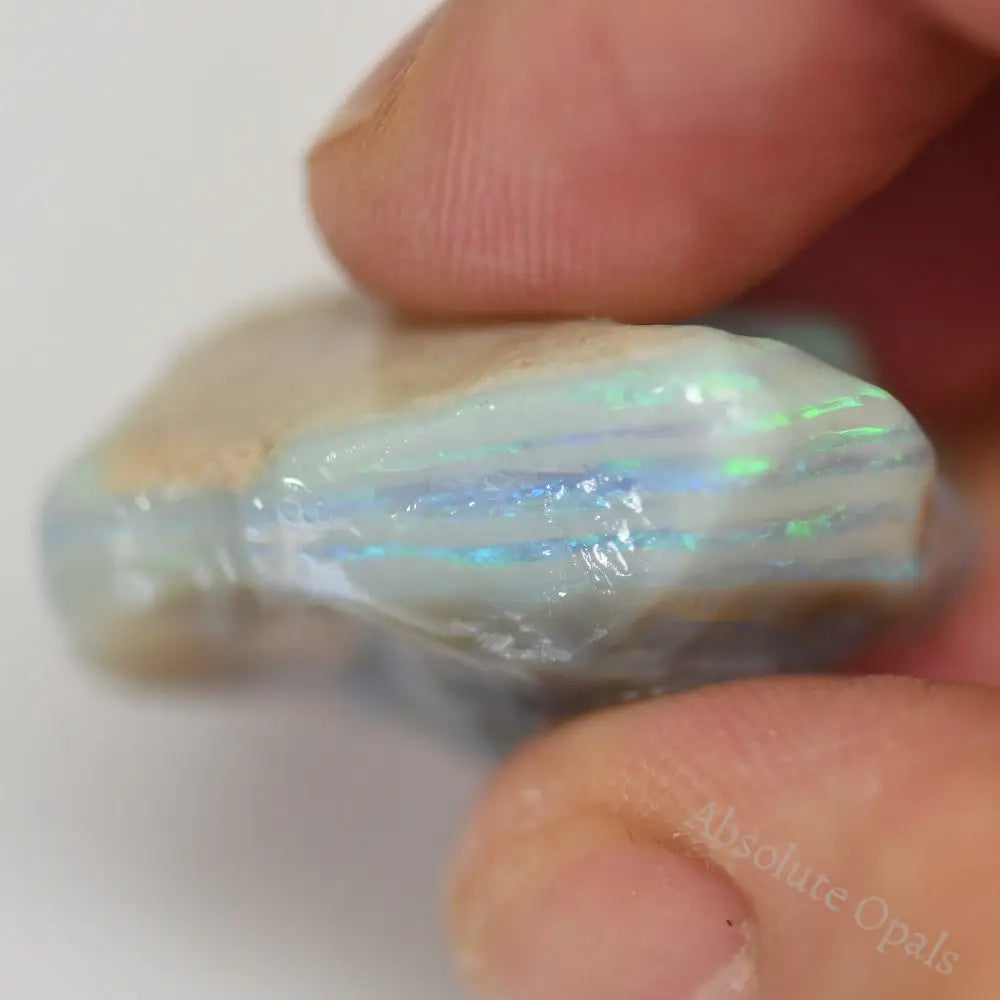 55.55 Cts Australian Rough Opal Lightning Ridge For Carving