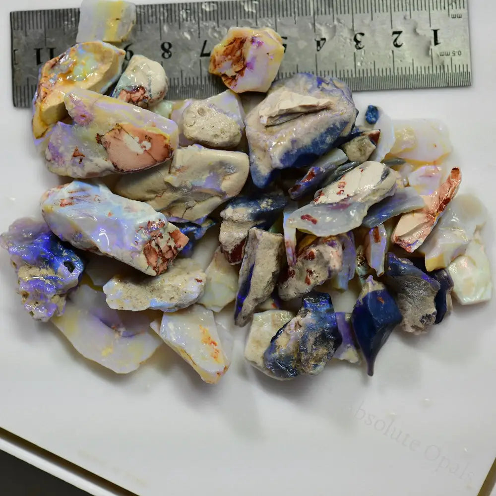 550 Cts Australian Rough Opal Parcel Lightning Ridge ’ Beginners