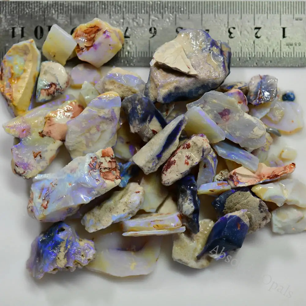 550 Cts Australian Rough Opal Parcel Lightning Ridge ’ Beginners