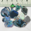 58.1 Cts Australian Rough Black Opal Parcel Lightning Ridge - Potch And Colour Offcuts Cmr