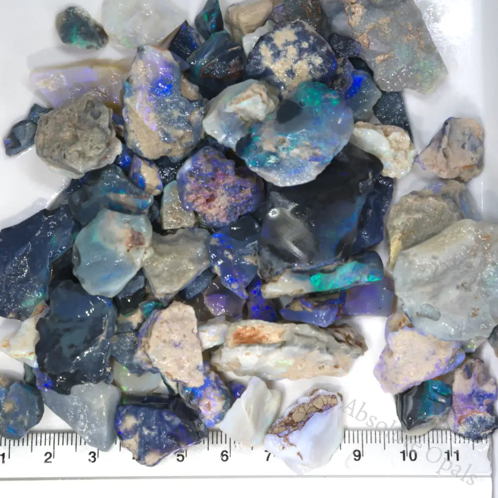  Rough Opal Parcel, Lightning Ridge - Potch and Colour 