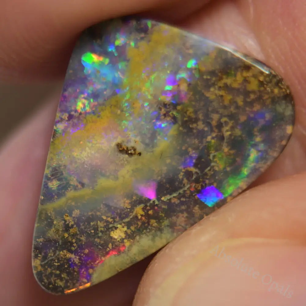 6.10 Cts Australian Boulder Opal Cut Stone