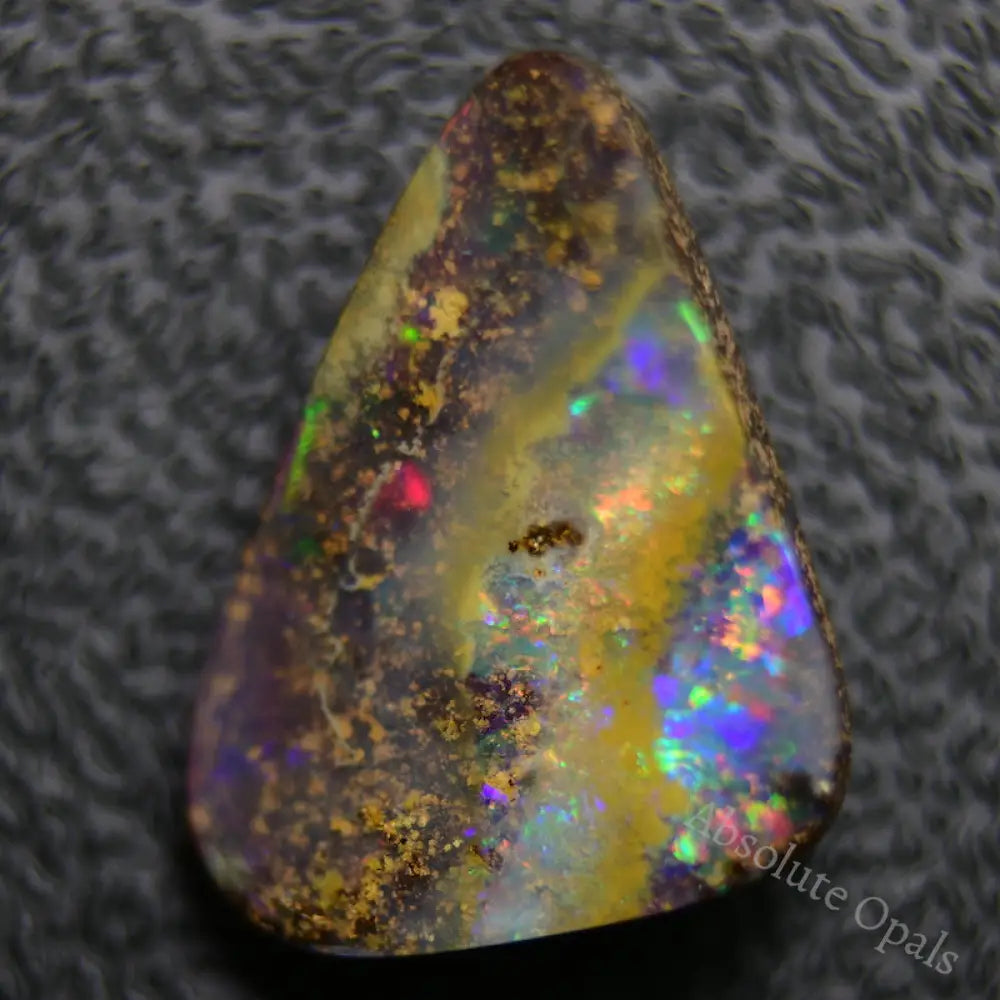 6.10 Cts Australian Boulder Opal Cut Stone