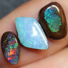 6.12 Cts Australian Boulder Opal Cut Loose Stone Parcel