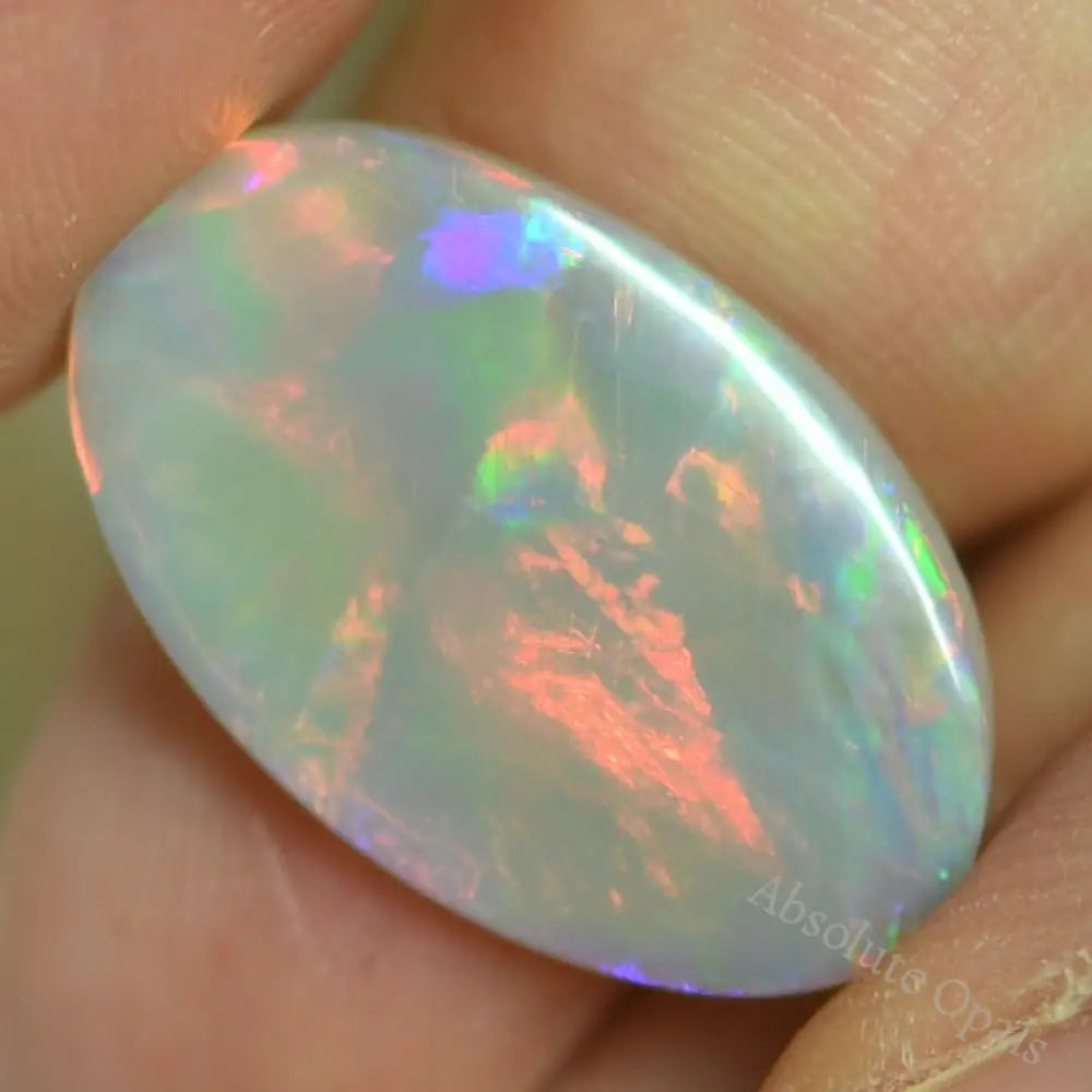 6.20 Cts Australian Solid Semi Black Opal Lightning Ridge