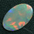 6.20 Cts Australian Solid Semi Black Opal Lightning Ridge