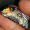 6.24 G Australian Boulder Opal With Silver Pendant: L 42.9 Mm Jewellery