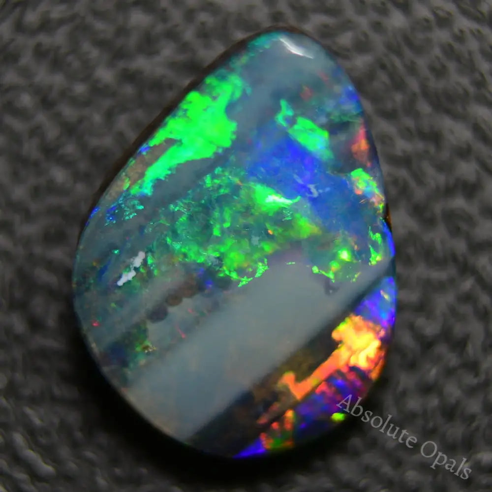 6.33 Cts Australian Boulder Opal Cut Stone