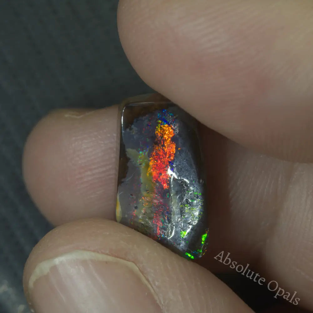 Cut Australian boulder opal