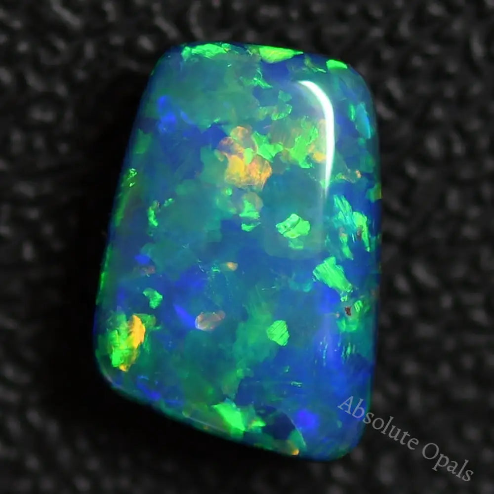 6.36 Cts Australian Opal Doublet Stone Lightning Ridge