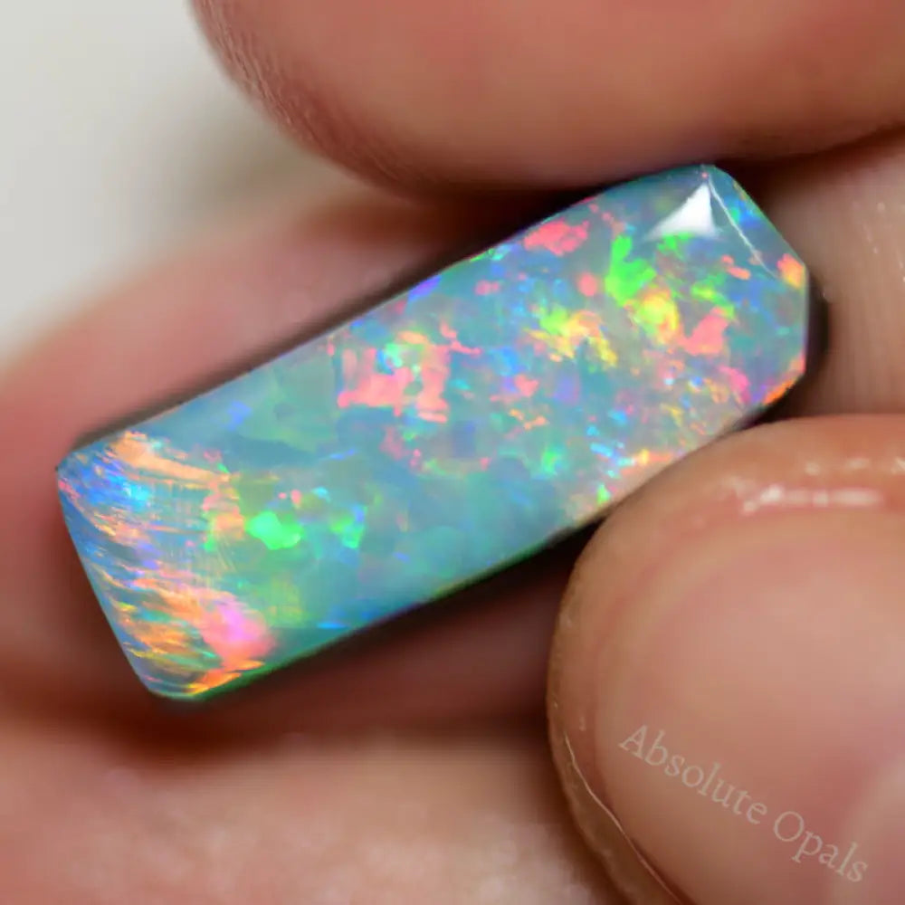 6.4 Cts Australian Opal Doublet Stone Rub Lightning Ridge