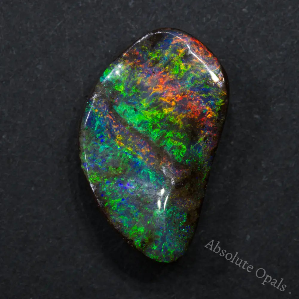 red boulder opal