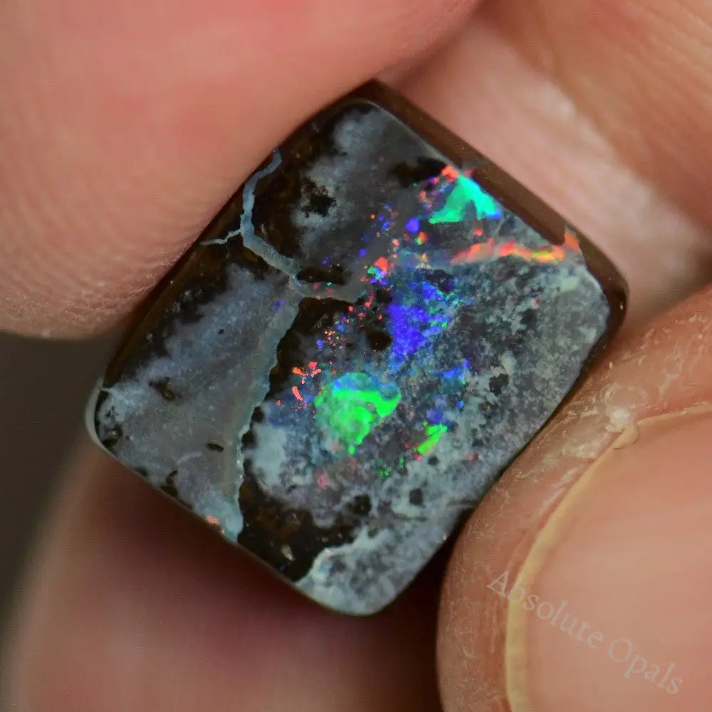 6.45 Cts Australian Boulder Opal Cut Stone