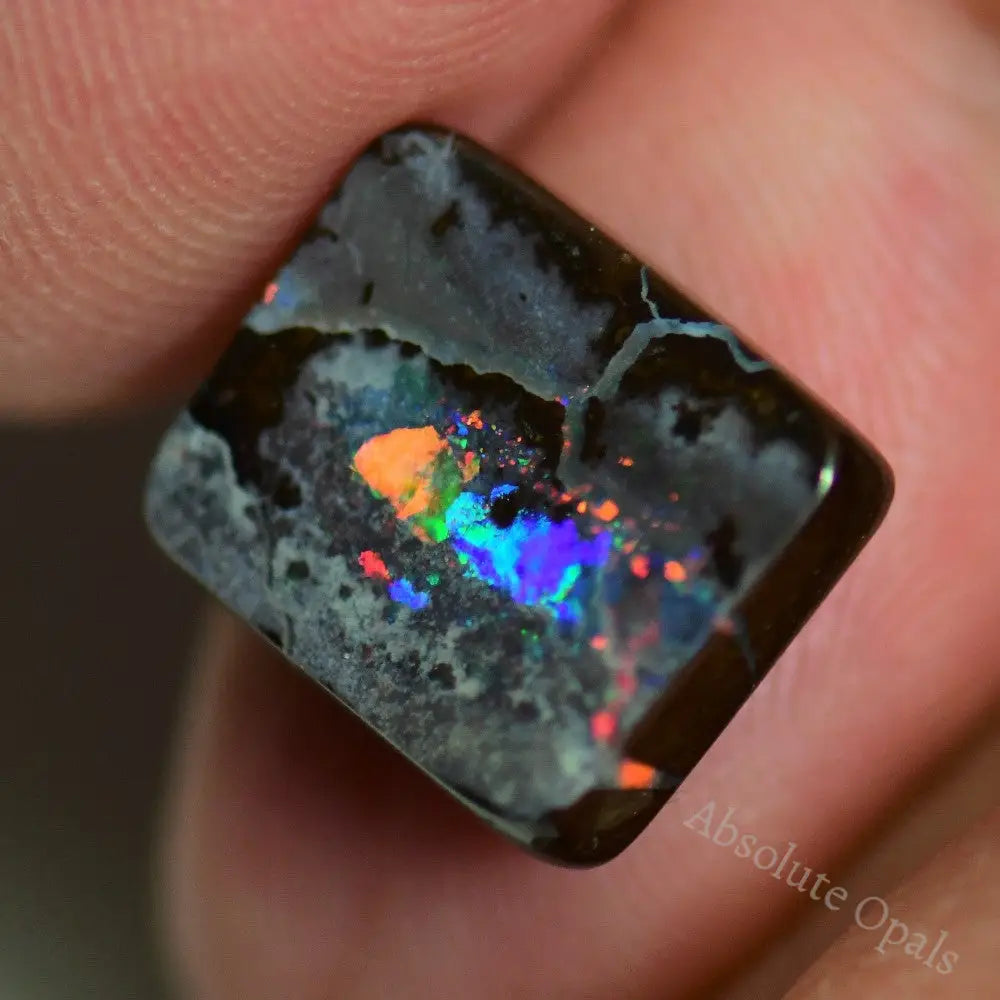 6.45 Cts Australian Boulder Opal Cut Stone