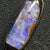 6.56 G Australian Boulder Opal With Silver Pendant: L 40.3 Mm Jewellery