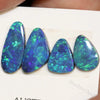 6.65 Cts Australian Opal Doublet Stone Cabochon 4Pcs