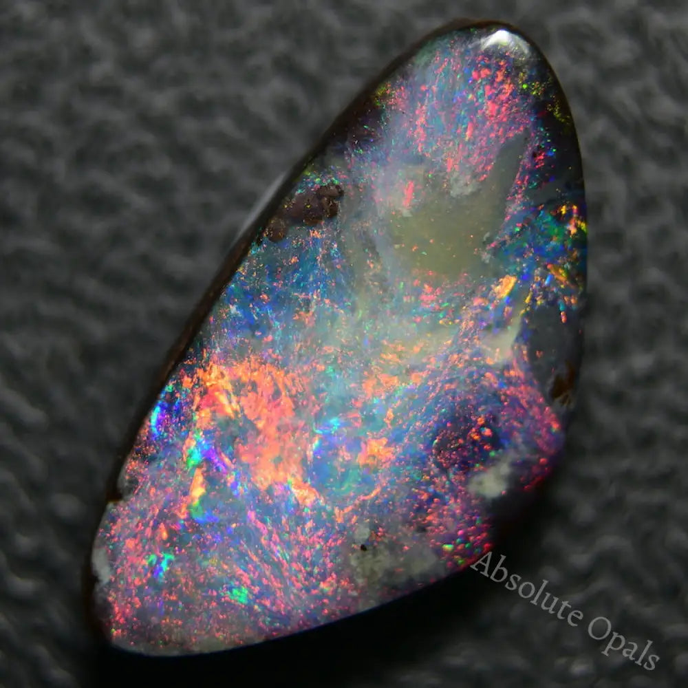 6.74 Cts Australian Boulder Opal Cut Stone