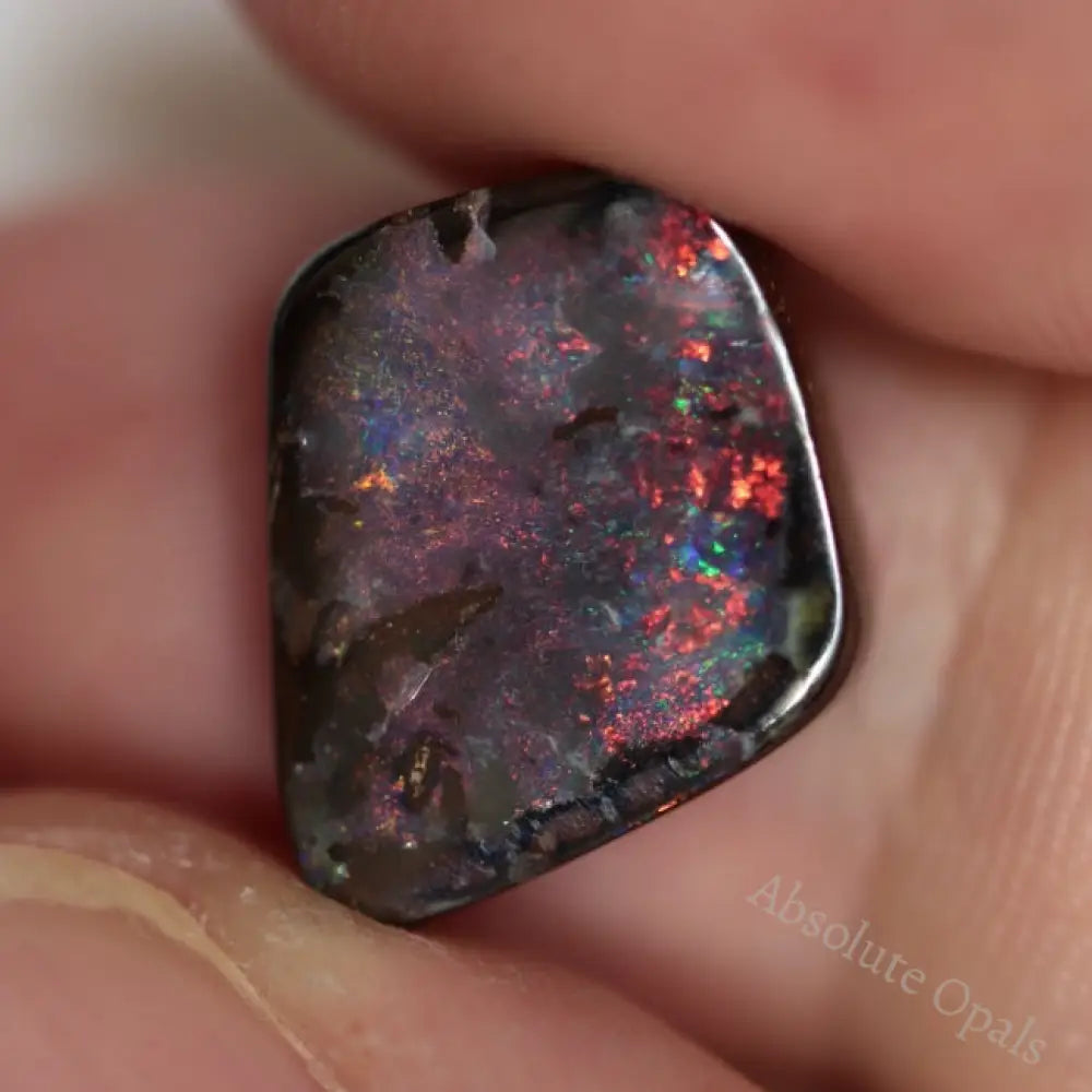 6.80 Cts Australian Boulder Opal Cut Loose Stone