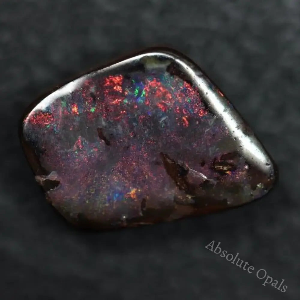 6.80 Cts Australian Boulder Opal Cut Loose Stone