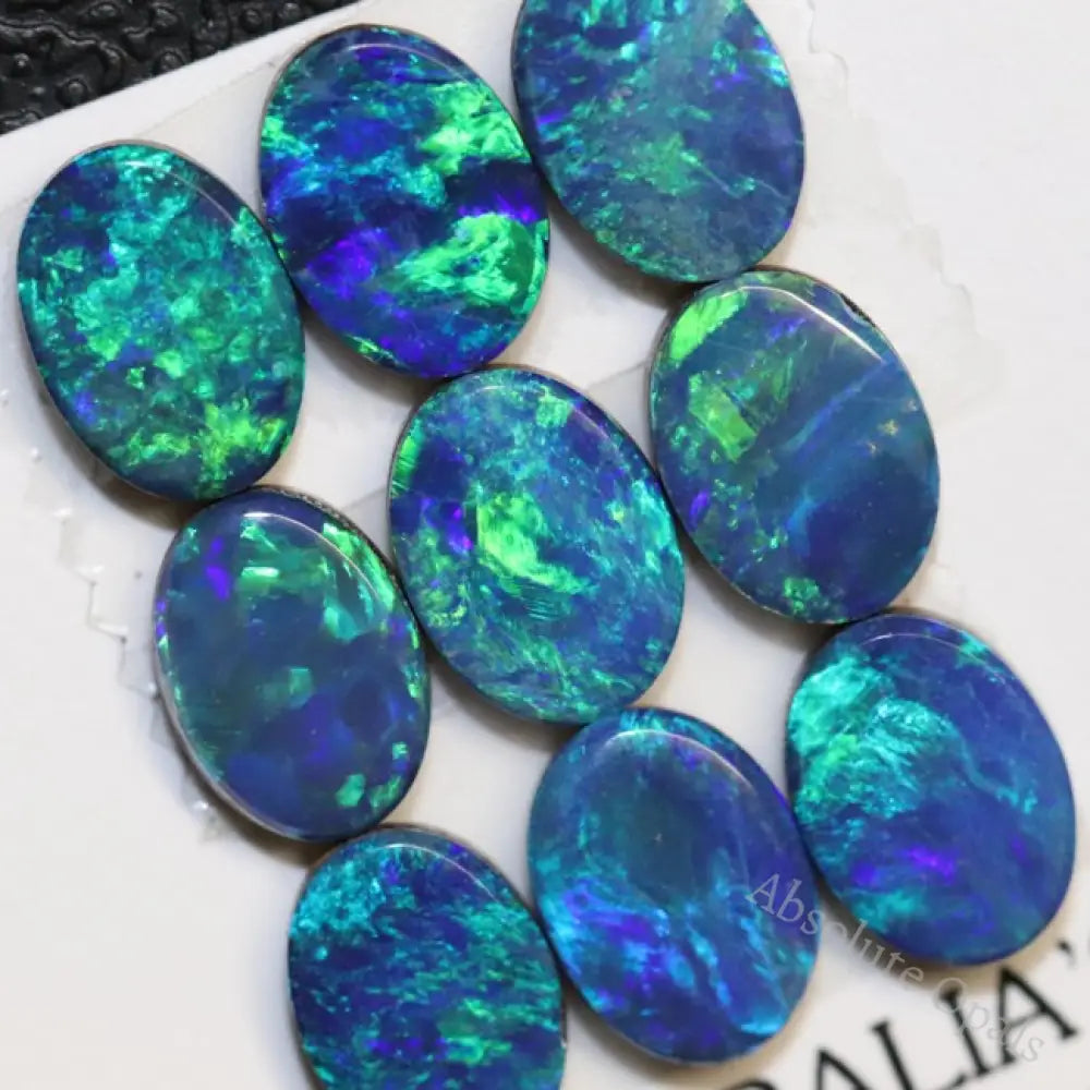 Australian Boulder Opal, Doublet Stone, Cabochon