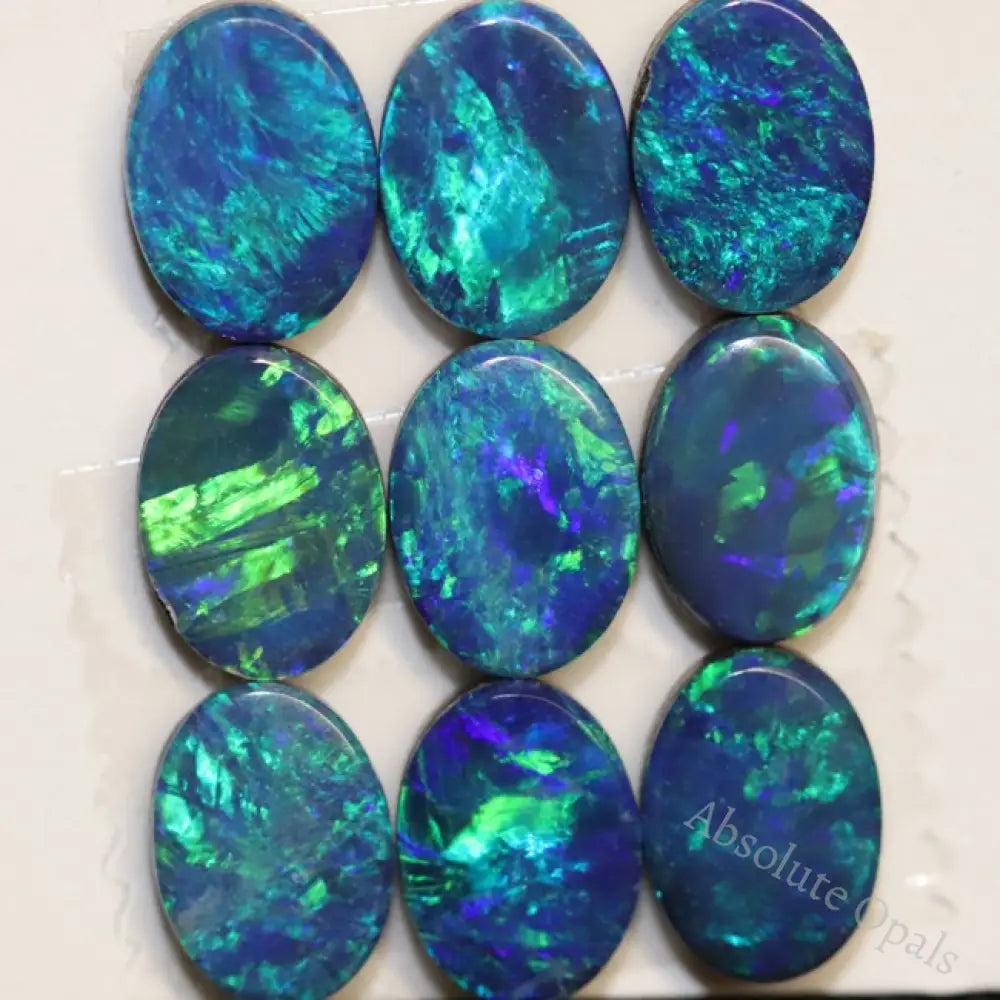 Australian Boulder Opal, Doublet Stone, Cabochon