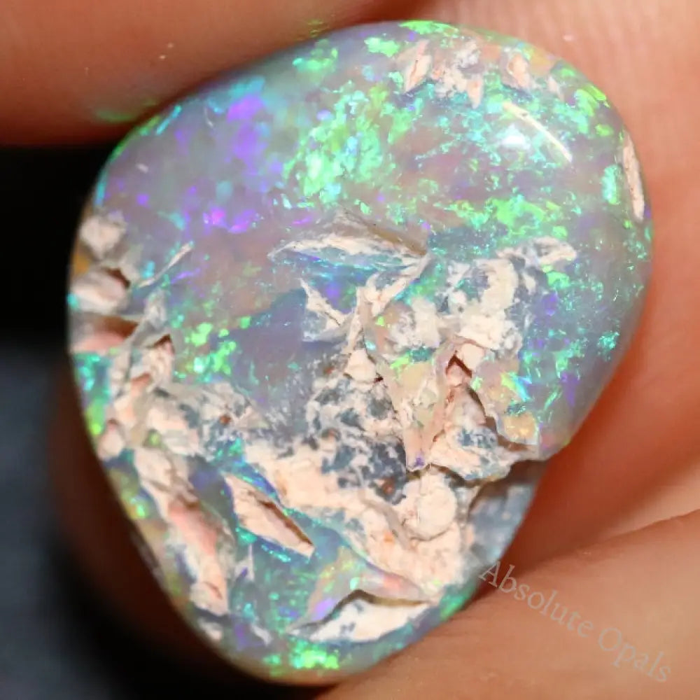 6.85 Cts Australian Opal Rough Lightning Ridge Polished Specimen