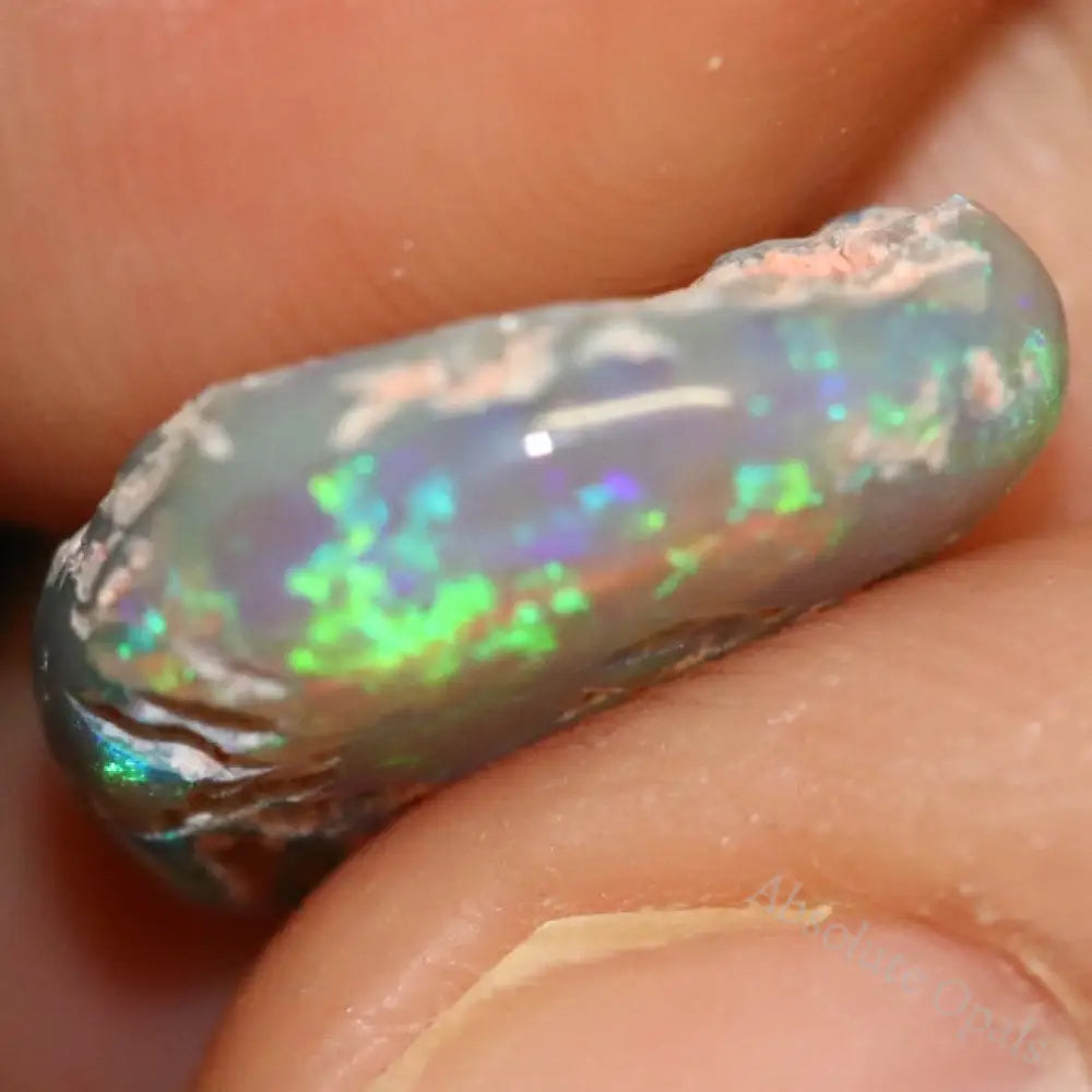 6.85 Cts Australian Opal Rough Lightning Ridge Polished Specimen