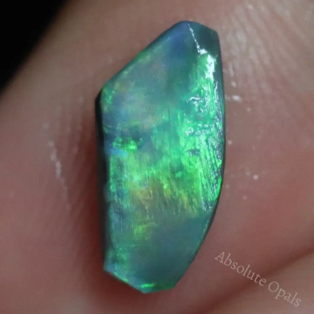 6.85 Cts Black Opal Rough Parcel Rubs 8.9-14.9X5.3-12.1X2.3-3.8Mm