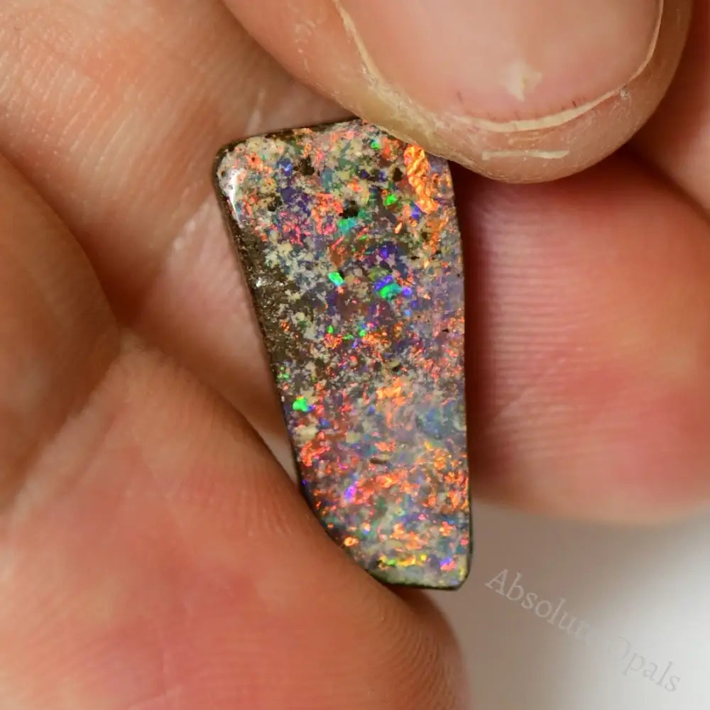 6.86 Cts Australian Boulder Opal Cut Stone