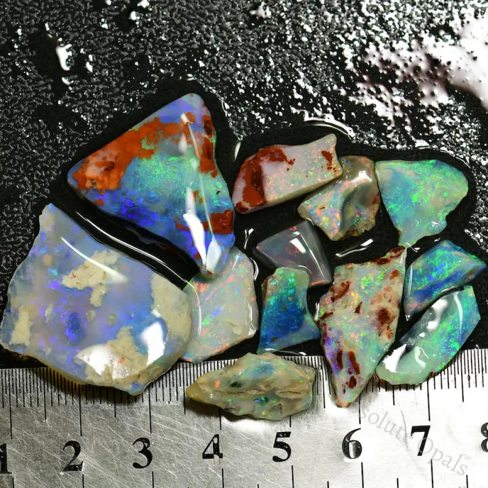 61.0 Cts Australian Rough Opal Parcel Rubs Lightning Ridge