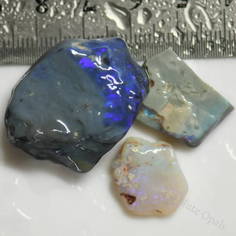 61.8 Cts Australian Rough Opal Parcel Lightning Ridge