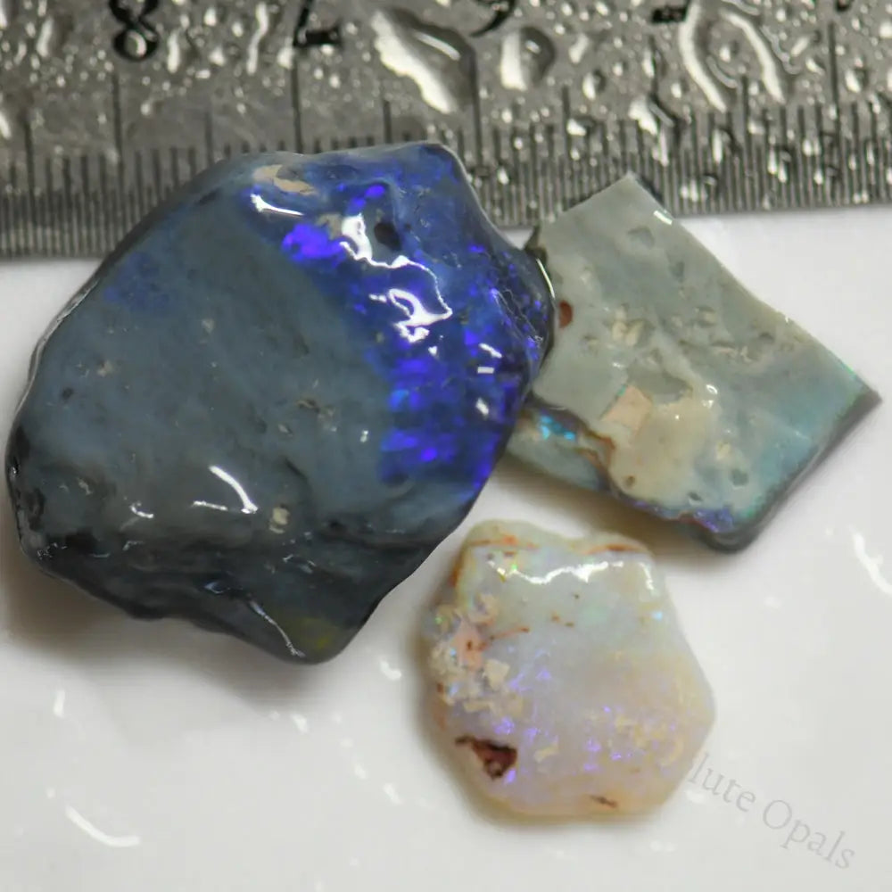 61.8 Cts Australian Rough Opal Parcel Lightning Ridge