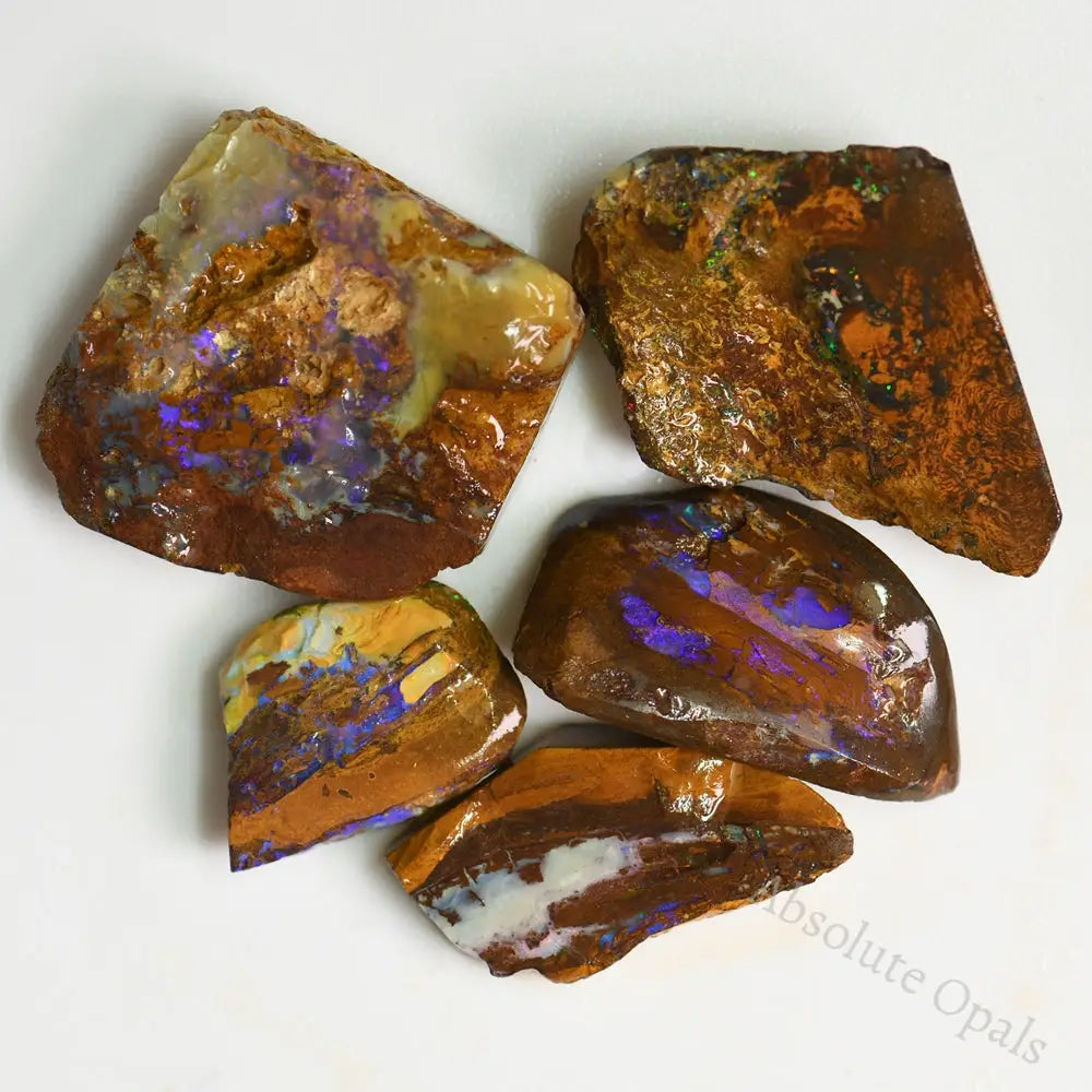 Australian Boulder Opal Rough Parcel