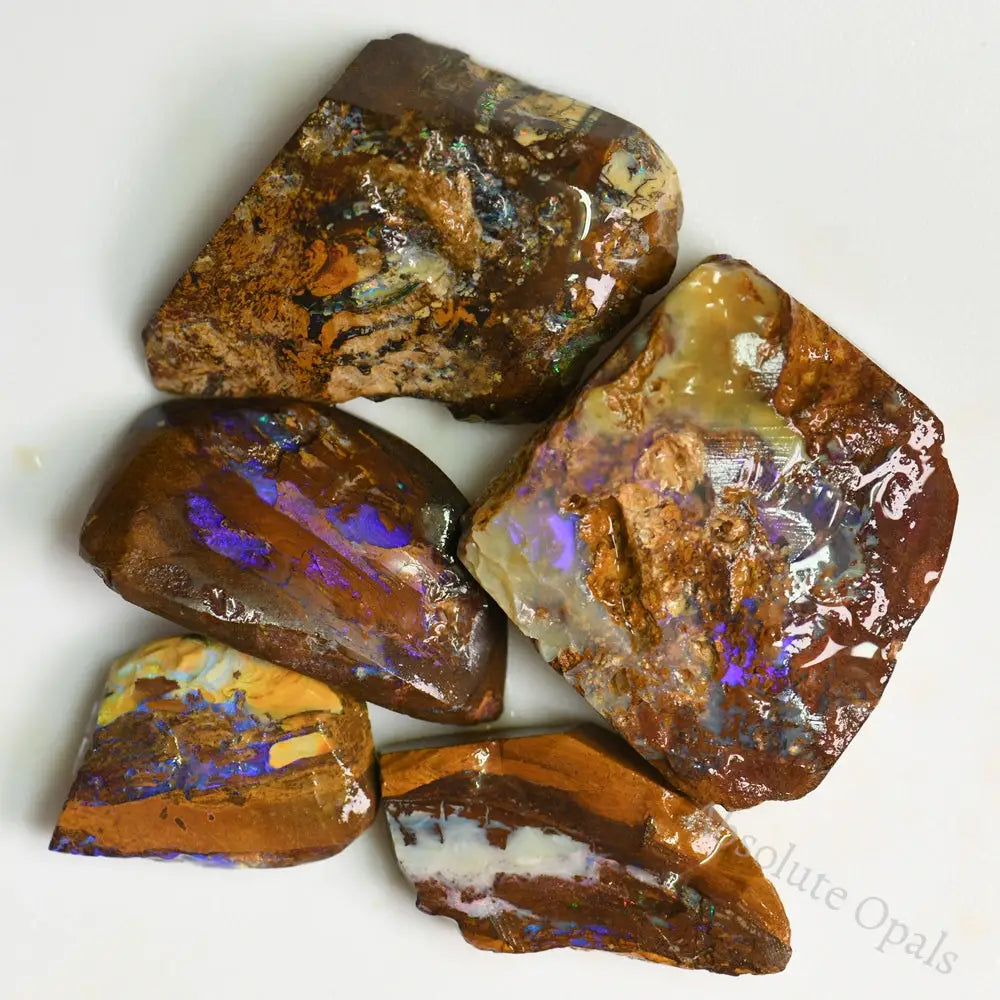 610 Cts Australian Boulder Opal Rough Parcel