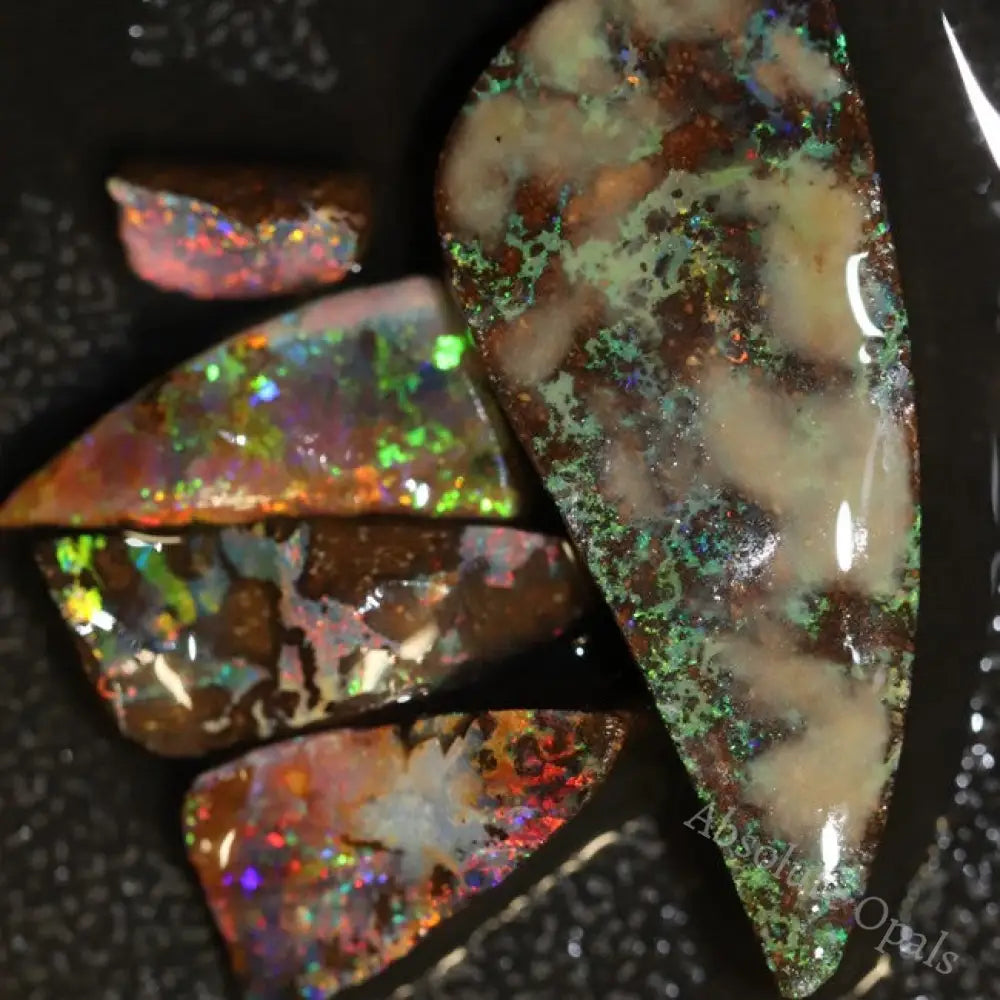 62.40 Cts Boulder Opal Rough Parcel Rubs