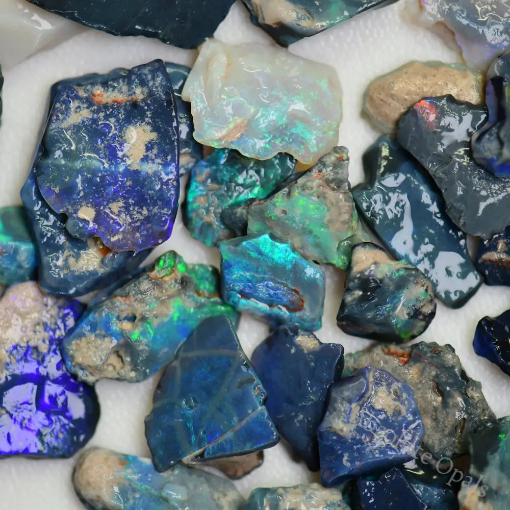 Australian Rough Opal Parcel, Lightning Ridge - Potch and Colour