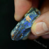 63 Cts Australian Rough Opal Lightning Ridge Single