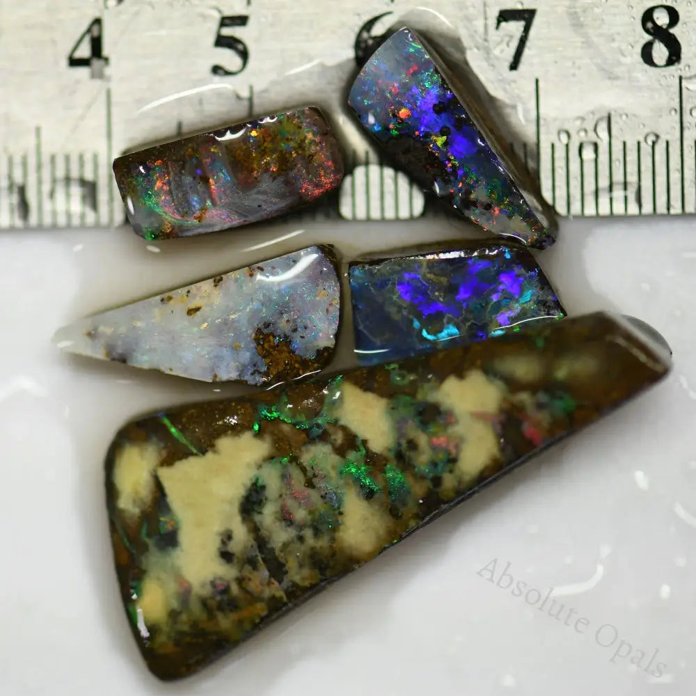 64.80 Cts Australian Boulder Opal Rough Parcel