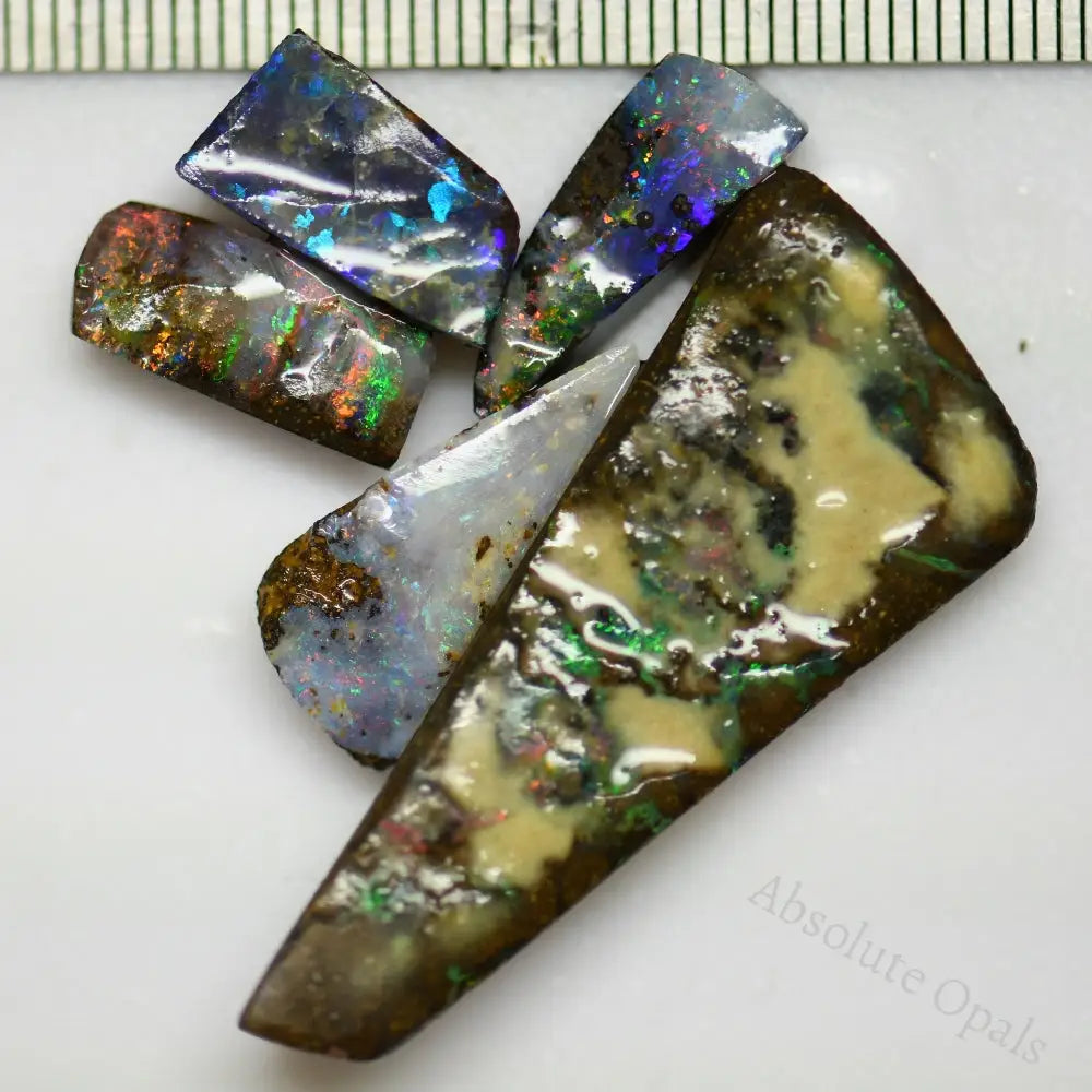 Australian Boulder Opal Rough Parcel