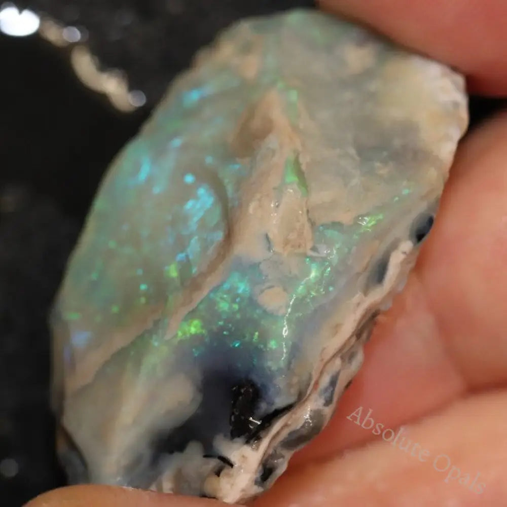 Australian Semi-Black Opal Rough, Lightning Ridge