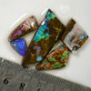 67.80 Cts Australian Boulder Opal Rough Parcel - Rubs