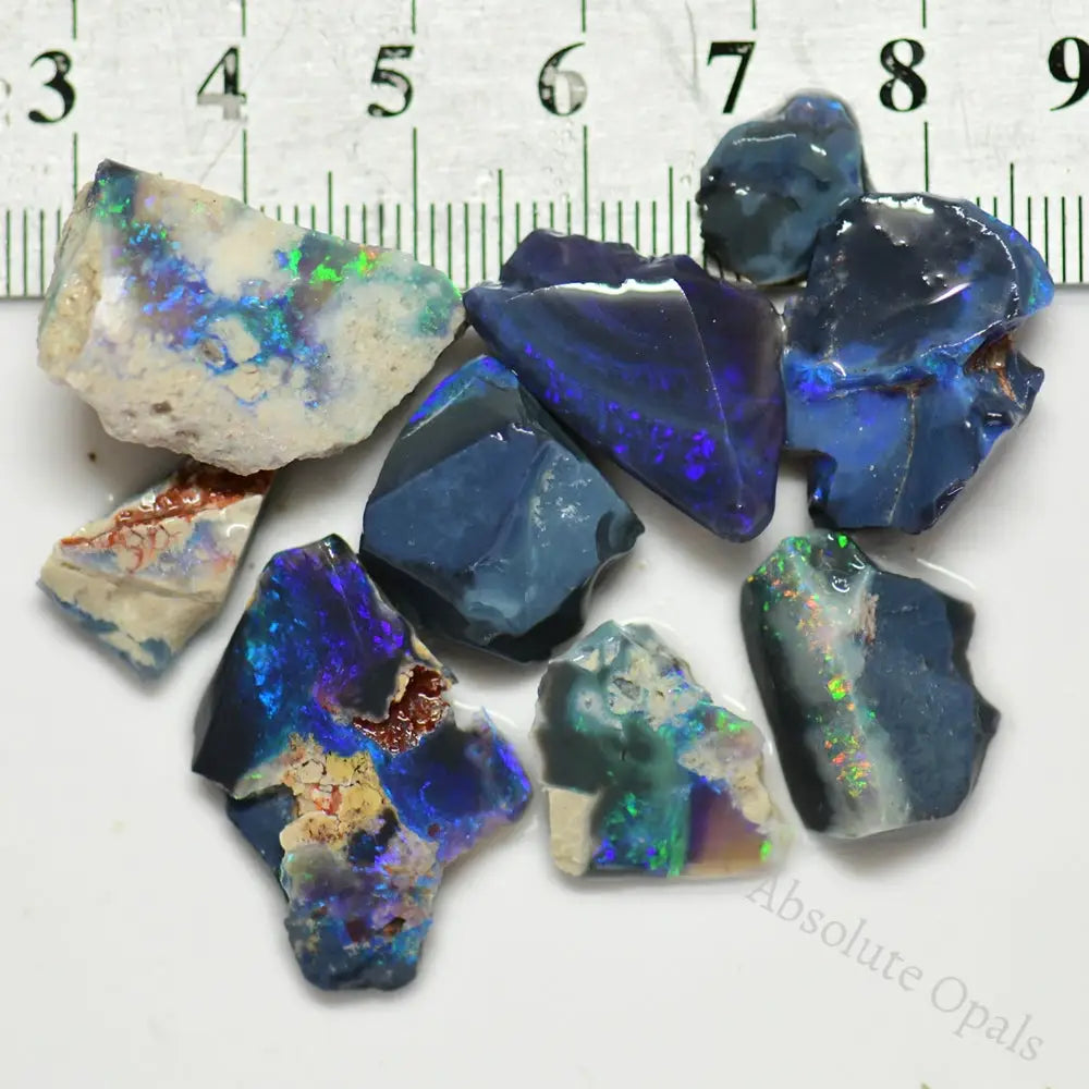  Rough Black Opal Parce