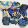 Australian Rough Black Opal Parcel, Lightning Ridge - Potch and Colour, Offcuts