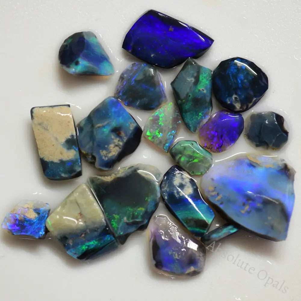 black rough opal