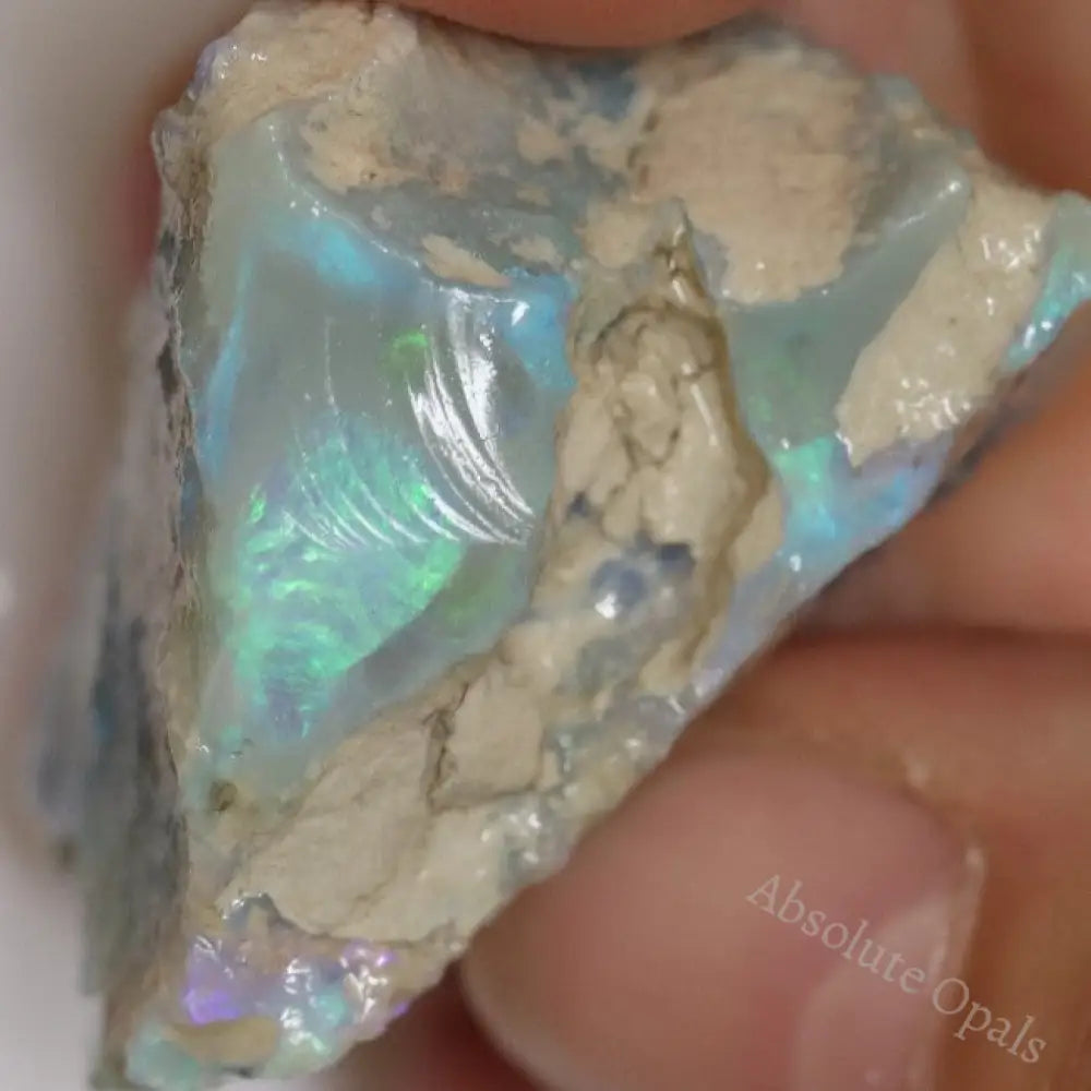 69.40 Cts Single Opal Rough For Carving 33.3X25.3X23.1Mm