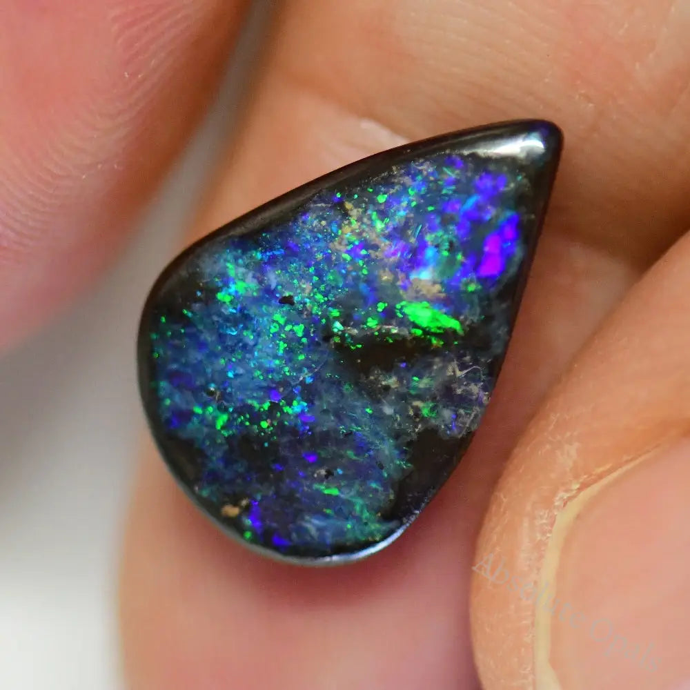 7.03 Cts Australian Boulder Opal Cut Stone