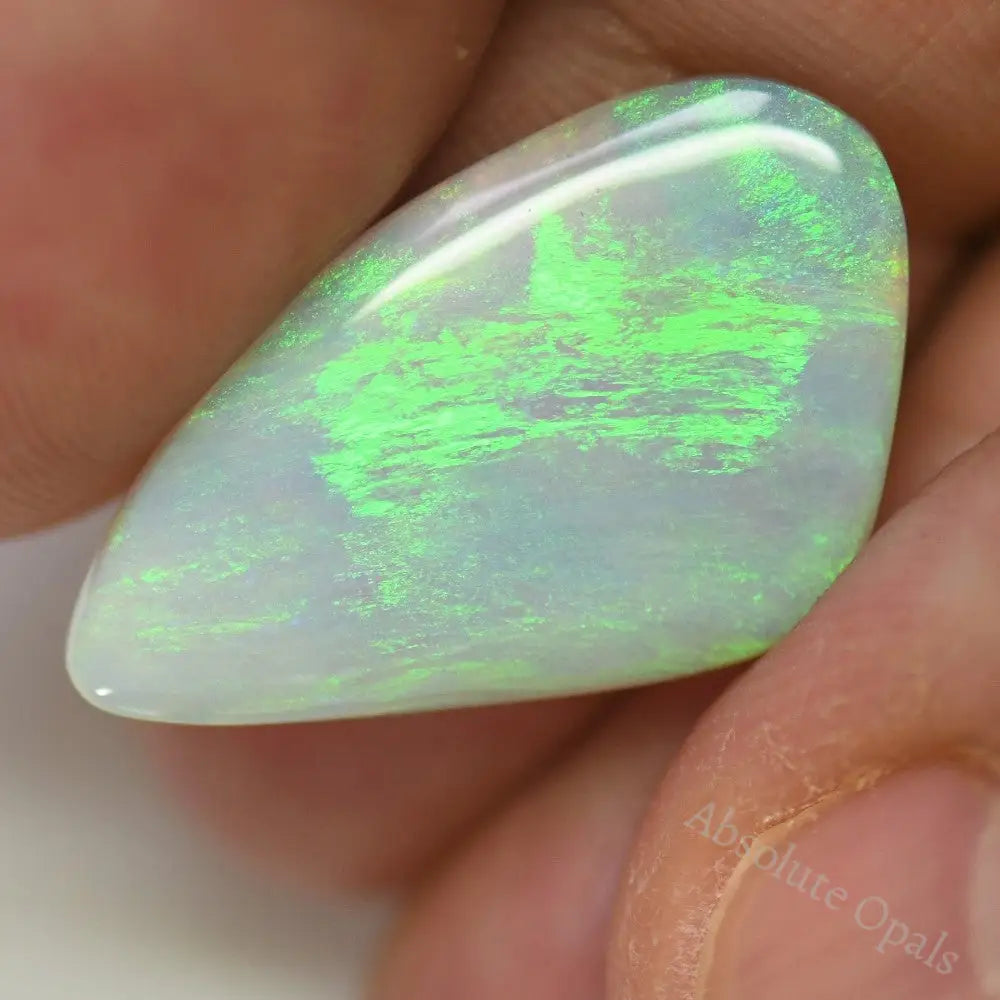 7.10 Cts Australian Solid Opal Cut Stone Lightning Ridge Cmr Light