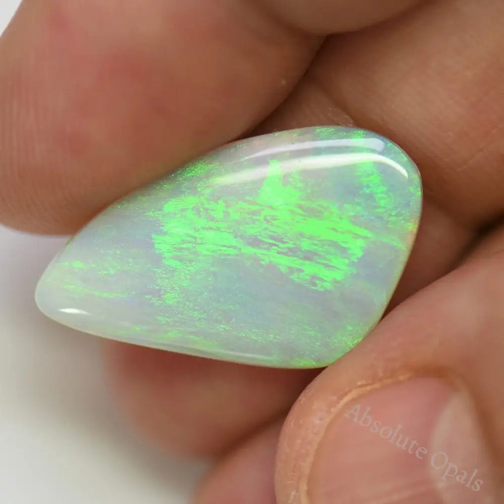 7.10 Cts Australian Solid Opal Cut Stone Lightning Ridge Cmr Light